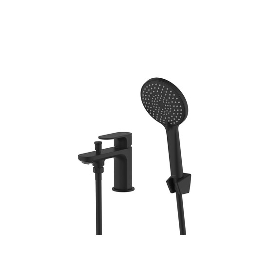 Смеситель для ванны Aquatek Альфа AQ1944MB, чёрный матовый фото 2