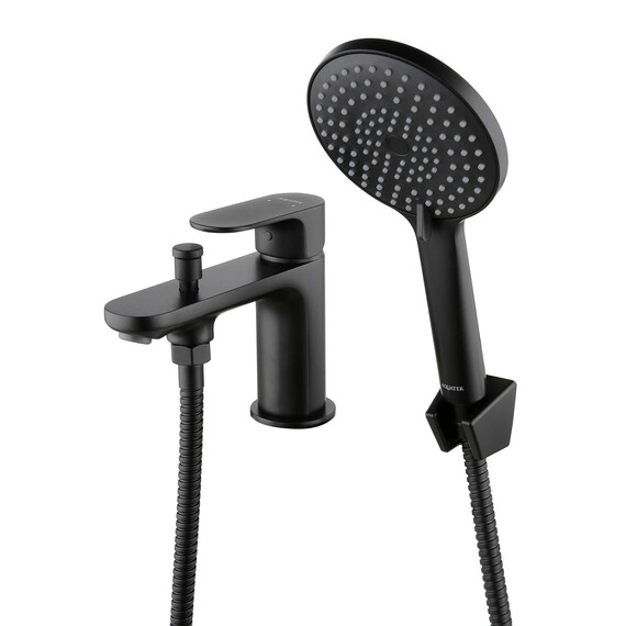 Смеситель для ванны Aquatek Альфа AQ1944MB, чёрный матовый фото 