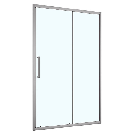 Душевая дверь Loranto 100 см CS-AB03GG-100, серый матовый/прозрачное фото 