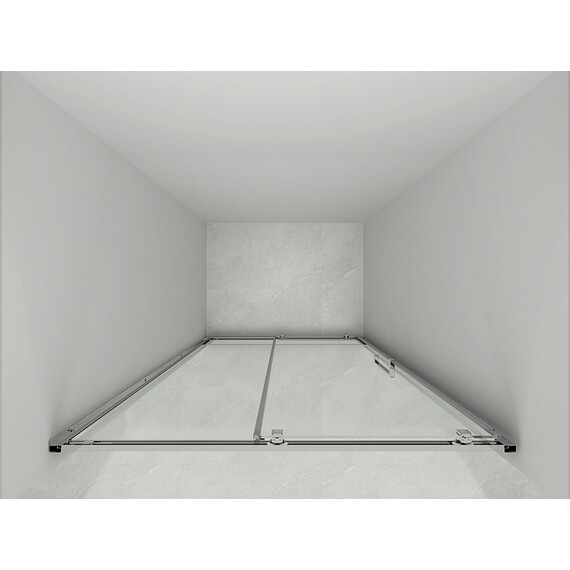 Душевая дверь Loranto 100 см CS-AB03GG-100, серый матовый/прозрачное фото 3