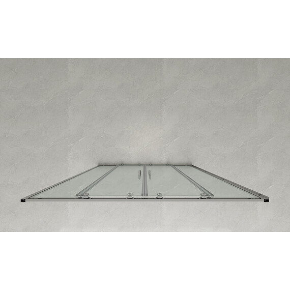 Душевая дверь Loranto 160 см CS-AB04B-160, чёрный матовый/прозрачное фото 2