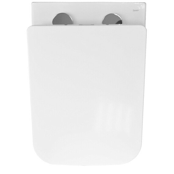 Унитаз подвесной безободковый Azario TALAS AZ-87268 с тонкой крышкой микролифт фото 4