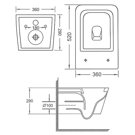 Унитаз подвесной безободковый Azario TALAS AZ-87268 с тонкой крышкой микролифт фото 15