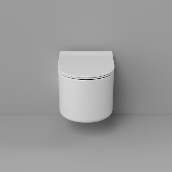 Унитаз подвесной с ультратонким ободком Grossman Thin Rim GR-5606SQ с тонкой крышкой микролифт (Система смыва торнадо) фото 6