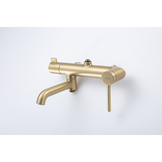 Душевая стойка с выдвижным изливом Gappo G06-3 G2406-3, золото сатин, Цвет производителя: золото сатин фото 10