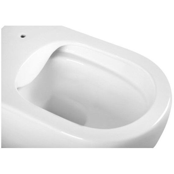 Унитаз подвесной безободковый Art&Max Siena AM221CHR/SC с тонкой крышкой микролифт фото 7