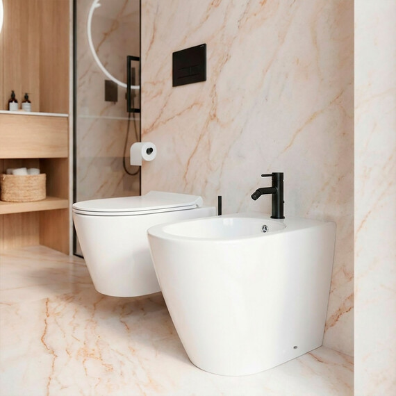 Биде напольное Azario TINO AZ-1380F фото 7