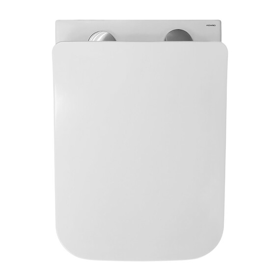 Унитаз подвесной безободковый Azario Dezi White AZ-W05-SW с тонкой крышкой микролифт (система смыва Торнадо) фото 6