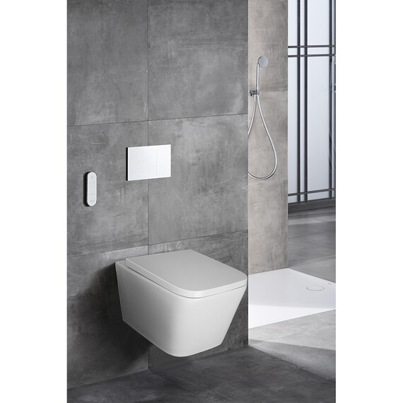 Унитаз подвесной безободковый Azario Nova AZ-2216 с крышкой микролифт фото 13