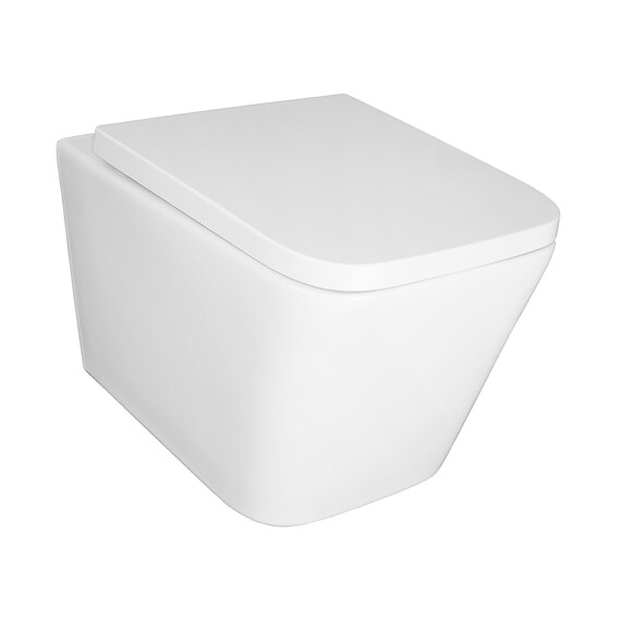 Унитаз подвесной безободковый Azario Nova AZ-2216 с крышкой микролифт фото 2