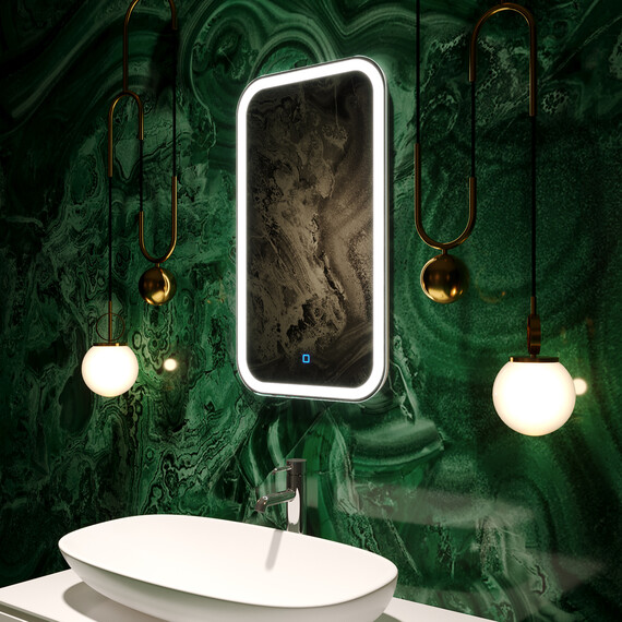 Зеркало Azario Мальта Led 40 см фото 3