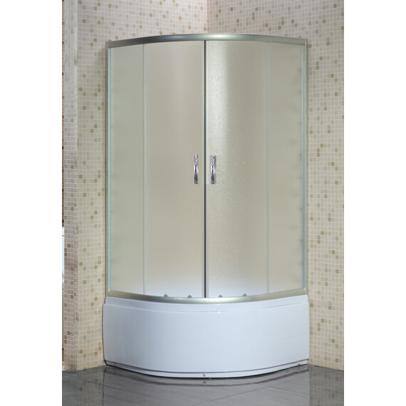 Душевое ограждение Loranto CS-8020S 90х90 см, сатин/матовое фото 2