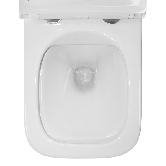 Унитаз подвесной безободковый Azario Teramo 0052 с крышкой микролифт, Цвет производителя: белый фото 8