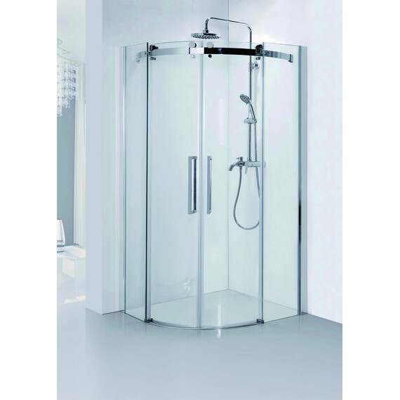 Душевое ограждение Azario Ottawa AZ-NKE2142 90х90 см (стекло 8 мм) алюминий/прозрачное фото 2