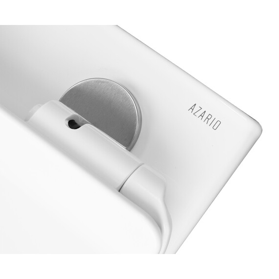 Унитаз подвесной безободковый Azario Grado AZ-0046-N с тонкой крышкой микролифт, Цвет производителя: белый фото 15