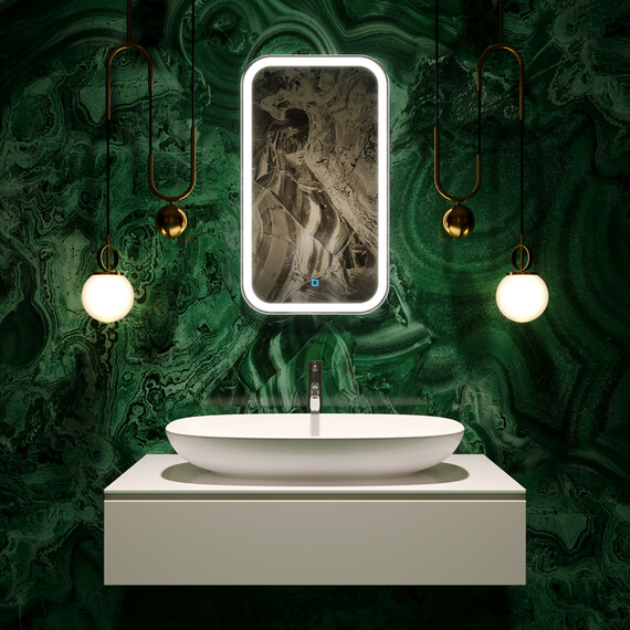 Зеркало Azario Мальта Led 40 см фото 5