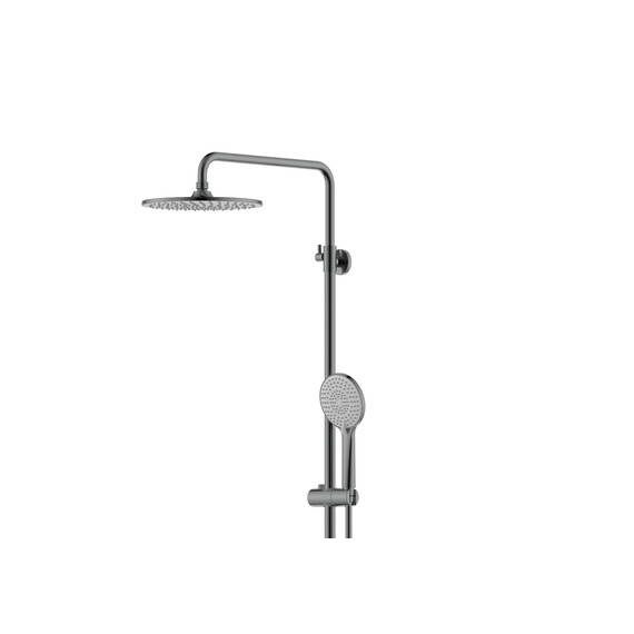 Душевая стойка Aquatek Ника AQ2860BGM, оружейная сталь фото 5