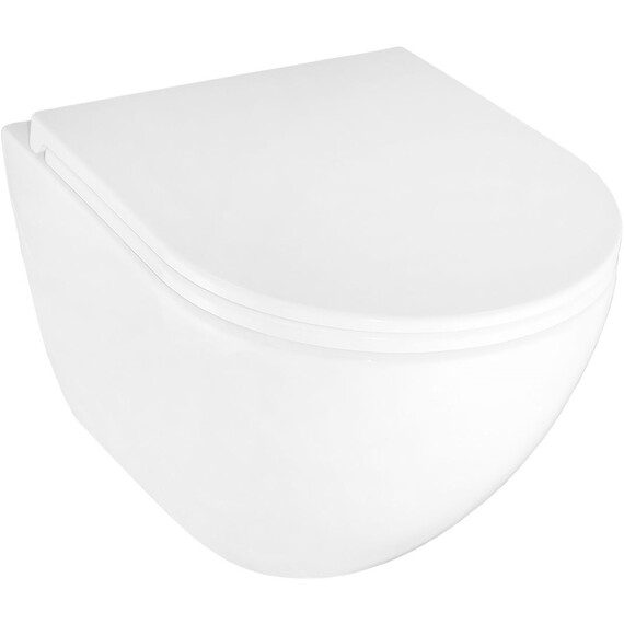 Инсталляция с подвесным унитазом комплект: Grohe Rapid SL 38772001 с подвесным безободковым унитазом Azario Trevi AZ-0093UQ3 TORNADO сиденье микролифт, крепление, кнопка смыва хром фото 3