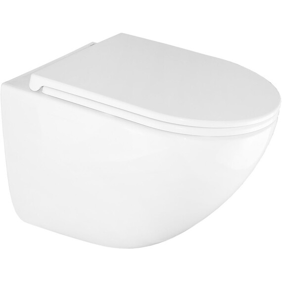 Инсталляция с подвесным унитазом комплект: Grohe Rapid SL 38772001 с подвесным безободковым унитазом Azario Trevi AZ-0093UQ3 TORNADO сиденье микролифт, крепление, кнопка смыва хром фото 11