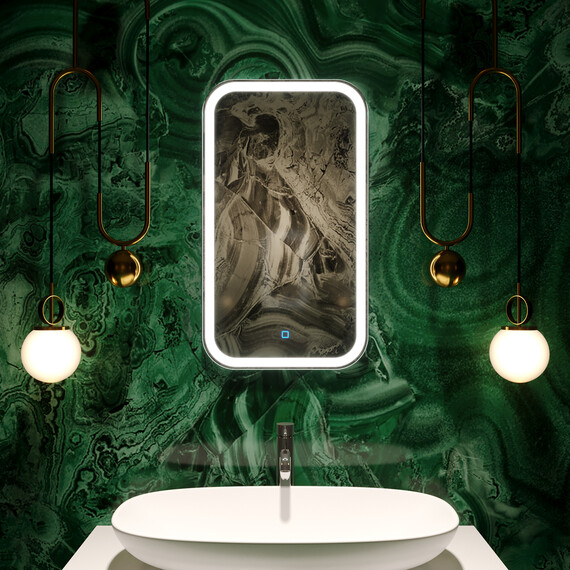 Зеркало Azario Мальта Led 40 см фото 4