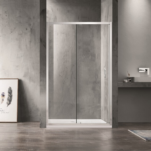 Душевая дверь Azario Milton 120 см AZ-ND6121 1200, хром/прозрачное фото 2