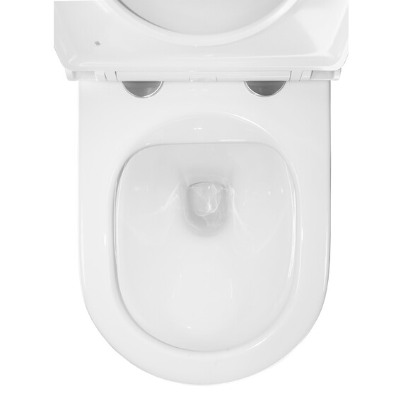 Унитаз подвесной безободковый Azario Teramo 0053 с крышкой микролифт, Цвет производителя: белый фото 8