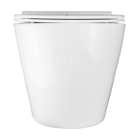 Унитаз подвесной безободковый Azario Nova AZ-2217 с крышкой микролифт фото 12