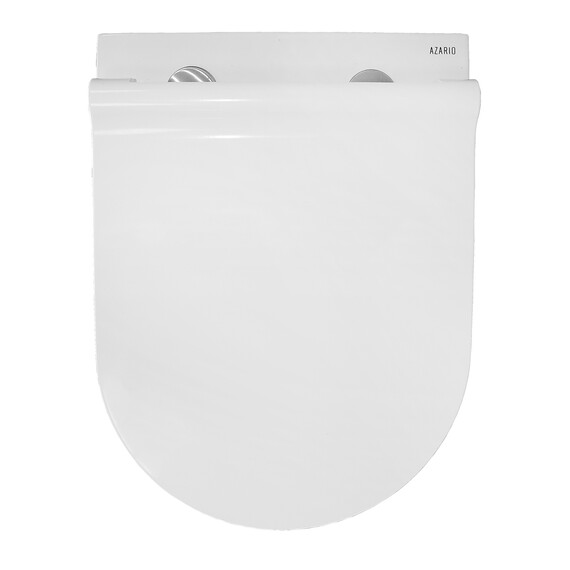 Унитаз подвесной безободковый Azario Nova AZ-2217 с крышкой микролифт фото 10