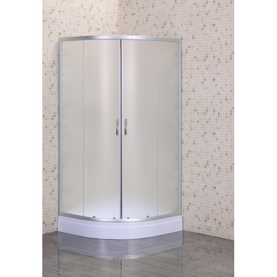 Душевое ограждение Loranto CS-8025S 100х100 см, сатин/матовое фото 2