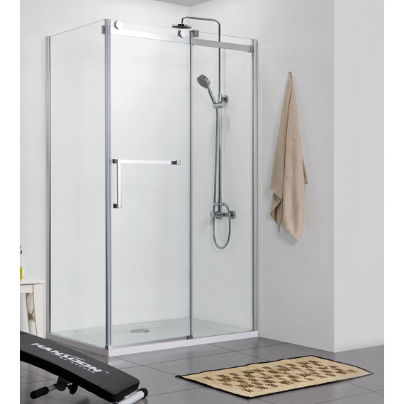 Душевое ограждение Azario Vancouver AZ-NKF1131R 120х100 см (стекло 8 мм) алюминий/прозрачное фото 2