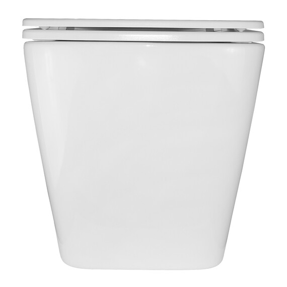 Унитаз подвесной безободковый Azario Teramo 0052 с крышкой микролифт, Цвет производителя: белый фото 11