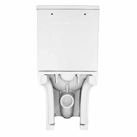 Унитаз-компакт безободковый Azario Alba AZ-8323 с крышкой дюропласт фото 14