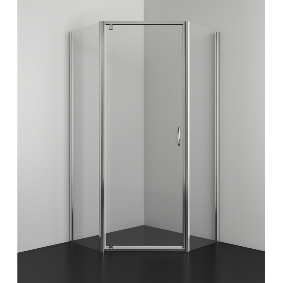 Душевое ограждение Azario Dallas AZ-112P 90х90 см CS00021481, хром/прозрачное фото 2