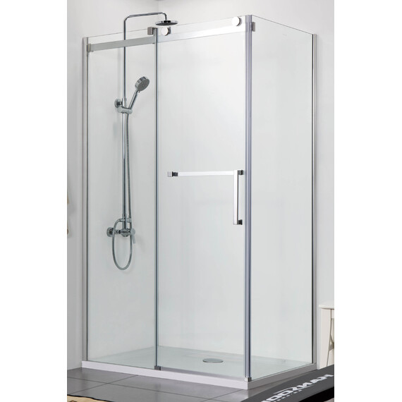 Душевое ограждение Azario Vancouver AZ-NKF1131 L 120х80 см (стекло 8 мм) алюминий/прозрачное фото 2