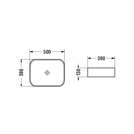 Раковина-чаша Azario 50 см AZ-78109MH, светло-серый матовый фото 3