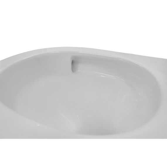 Унитаз подвесной безободковый Azario Grado AZ-0046-UQ3 с крышкой микролифт (Система смыва торнадо), Цвет производителя: белый фото 7