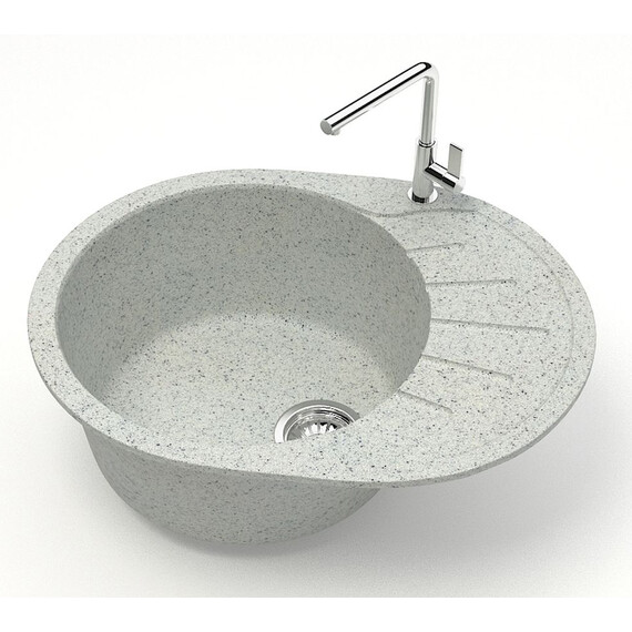 Кухонная мойка Azario Light CS00079923, светло-серый, Цвет производителя: светло-серый фото 2