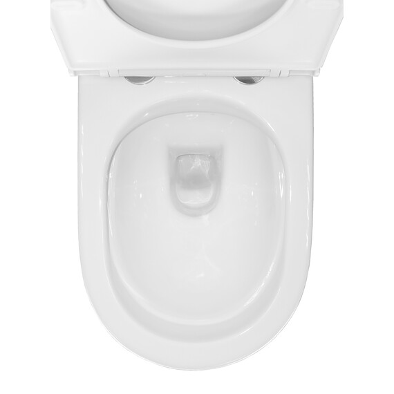 Унитаз подвесной безободковый Azario Navio AZ-0074 с крышкой микролифт фото 7