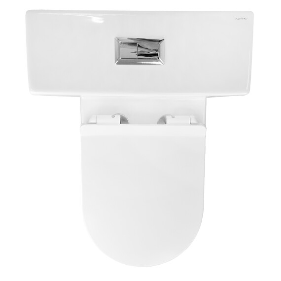 Унитаз-компакт безободковый Azario Corsa AZ-2062S с крышкой микролифт фото 8