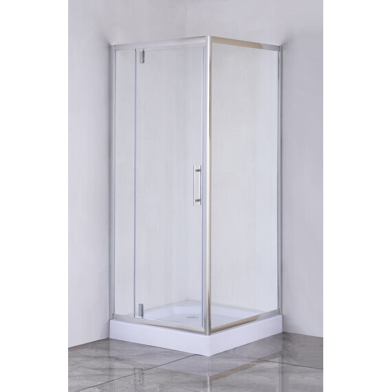 Душевое ограждение Loranto 90x90 см CS-604C 90, хром/прозрачное фото 2