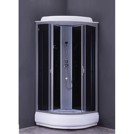 Душевая кабина Loranto 100 см CS-6610-25 G, хром/прозрачное фото 2