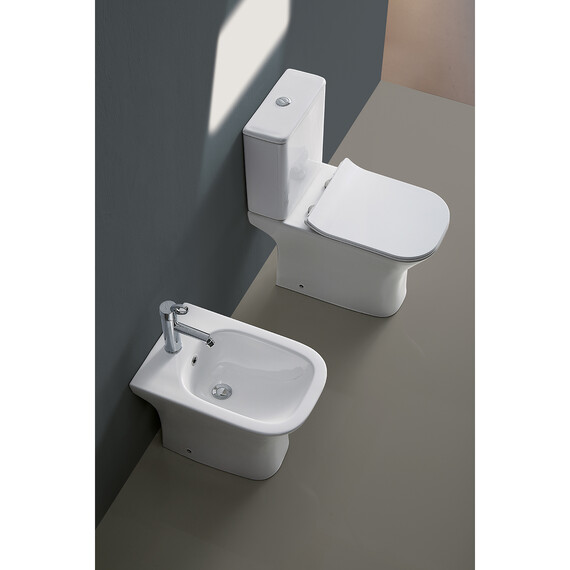 Биде напольное Azario Fretta Square AZ-1215C фото 9