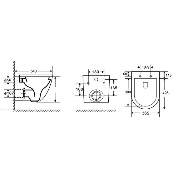 Унитаз подвесной безободковый Azario Navio AZ-0074 с крышкой микролифт фото 13