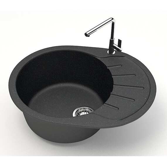 Кухонная мойка Azario Light CS00079920, чёрный, Цвет производителя: чёрный фото 2