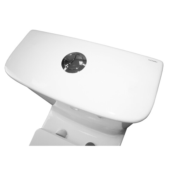Унитаз-моноблок безободковый Azario Gressa AZ-1111 с крышкой микролифт фото 8