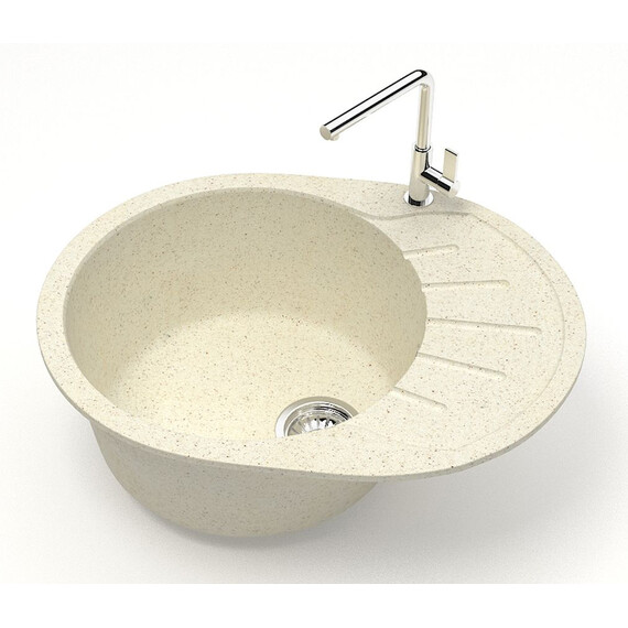 Кухонная мойка Azario Light CS00079919, бежевый, Цвет производителя: бежевый фото 2