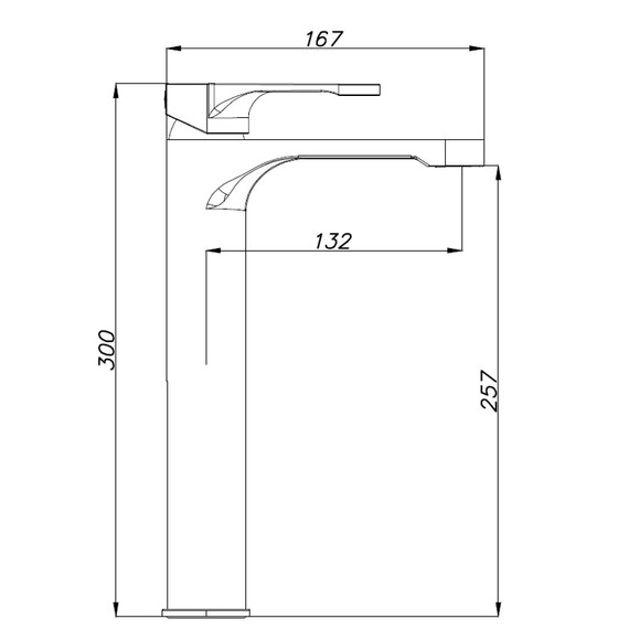 Смеситель для раковины высокий Azario Viano AZ-158345526, белый, Цвет производителя: белый фото 2