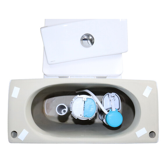 Унитаз-моноблок безободковый Azario Morano AZ-1001 с крышкой микролифт, Цвет производителя: белый фото 9