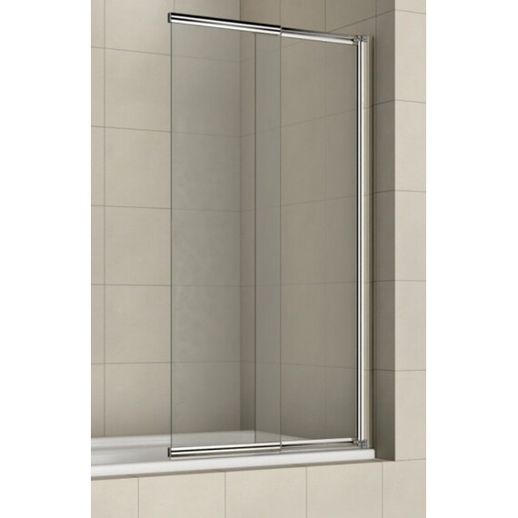 Шторка для ванны Azario Merrit 100х140 см AZ-NF6122 1000 silver, хром/прозрачное фото 2