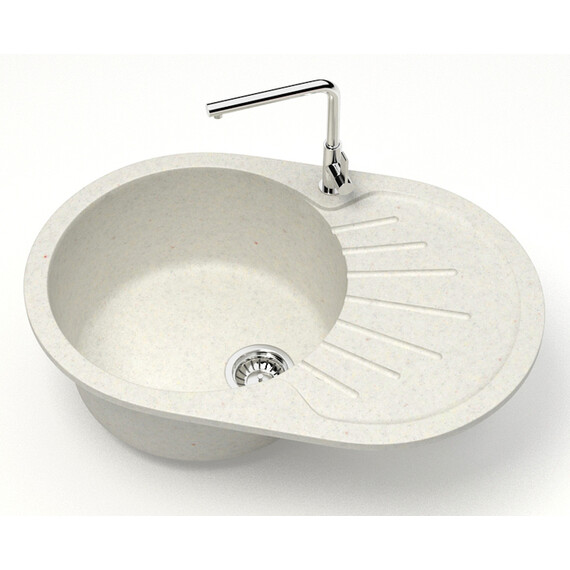 Кухонная мойка Azario Flora CS00079914, хлопок, Цвет производителя: хлопок фото 2